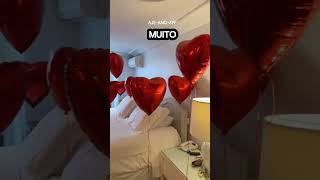 balão de coração para decoração romântica id AJE-AND-ZFF #balaodecoracao #diadosnamorados #shopee