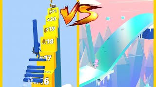 Stair Run Vs Freeze Rider : Gameplay Walkthrough Part 1 - Level 1-9999 All Level (iOS, Android) screenshot 2