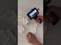 Printing Logos on Socks – Stretch Fabric Test with Handheld Coder