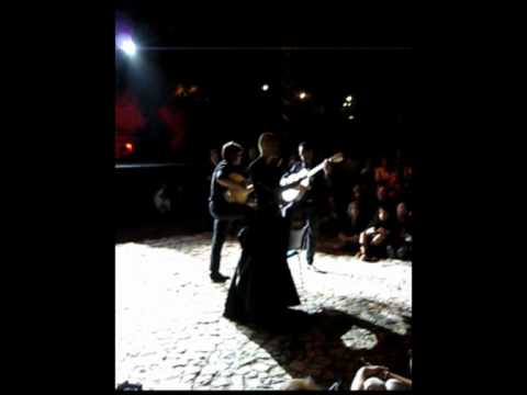 Mariza singing "Ai Maria" at Castelo de Sao Jorge,...