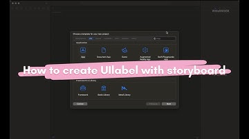 How to create UILabel with storyboard Swift