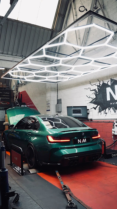 G80 M3 in for the NVM Single Mid pipe and Dyno package. #bmw #m3 #s58