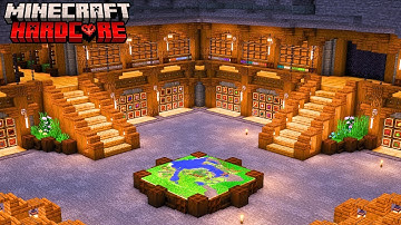 Ik heb de ULTIEME ondergrondse basis gebouwd in ECHTE Hardcore Minecraft