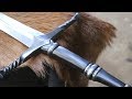 Forging a the Witcher 3 wolf sword,  the complete movie.