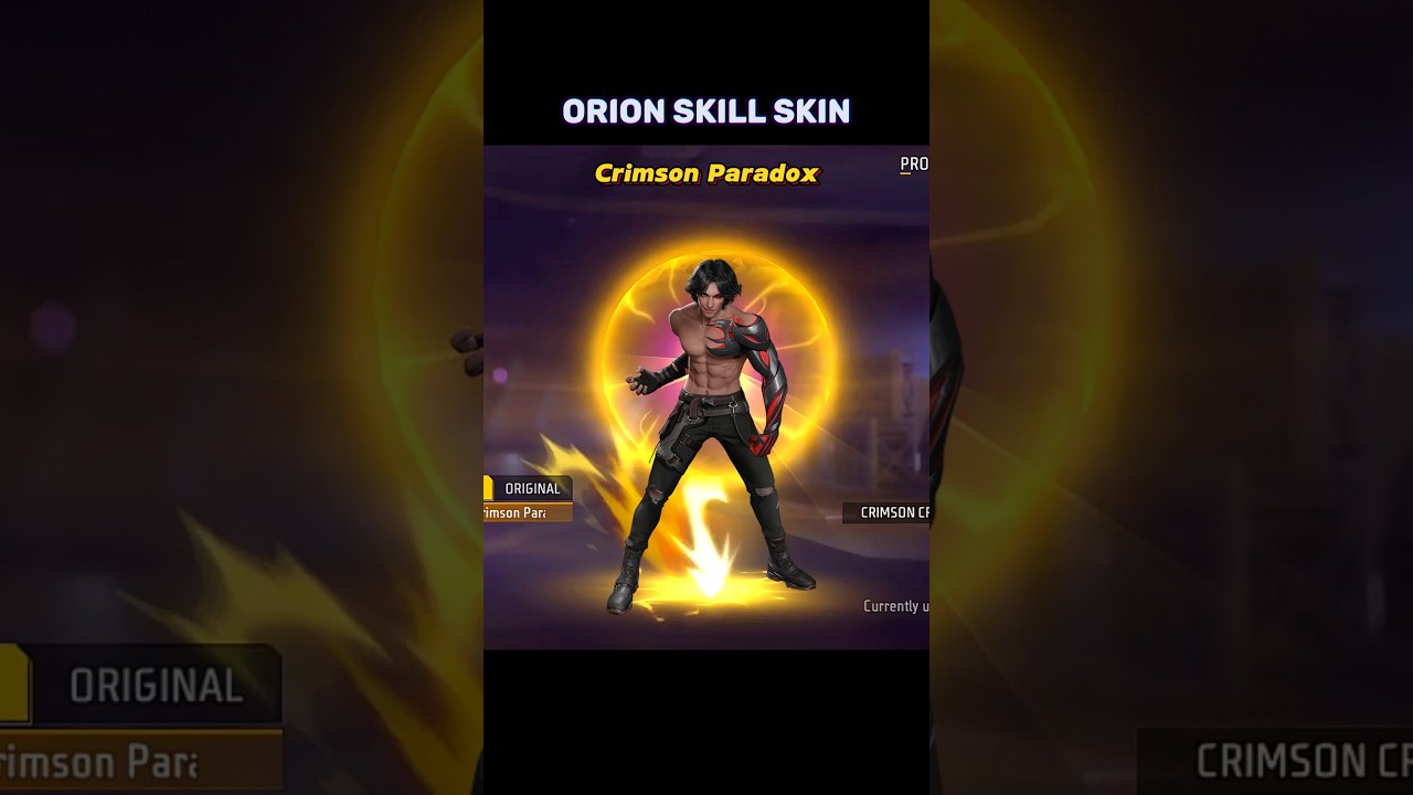 New Orion Skill Skin 🔥 Crimson Paradox Skill Skin 