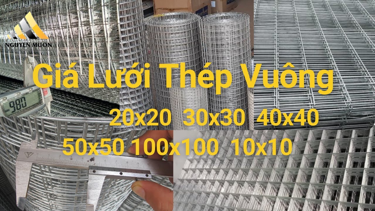 🔴 Giá lưới thép vuông 20x20 30x30 40x40 50x50 100x100 10x10 ( Giá Rẻ)