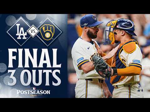FINAL 3 OUTS: Brewers are headed to Los Angeles with a 2-0 NLCS lead! | MLB Highlights