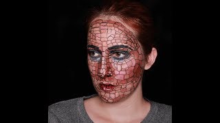 Mosaic Face Paint Design by Ana Cedoviste