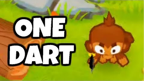 How Long Can You Survive With 1 Dart Monkey? (Bloons TD 6)