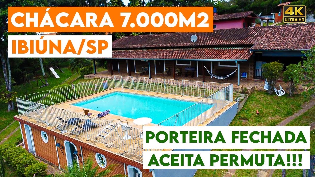 CHÁCARA A VENDA, 7000m² PORTEIRA FECHADA! IBIUNA/SP