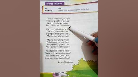 Grade 4 l Poem l The Snare l Reading with Explanation