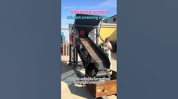 #Vibrating screen#High frequency vibrating screen#Screening#Screening equipment#Trommel screen