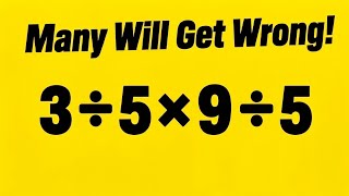 Don't Call Yourself a Math GENIUS If You Can't Solve This EASY Math Problem That Most Fails!🤯