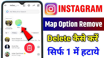How to remove map in instagram 2025 | Instagram par map option kaise hataye | instagram map delete