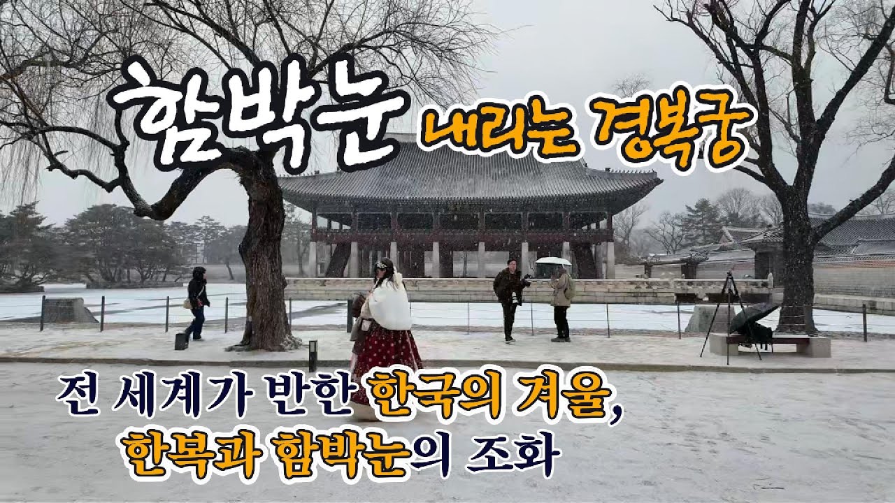 ◈K-고궁의 위엄, 이게 바로 한국의 美다! 눈 오는날 경복궁 실황