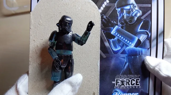 Star Wars The Vintage Collection 3.75'' Shadow Stormtrooper | up-close look, joint swiveling ~ ASMR