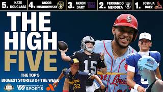THE HIGH FIVE: Jaxson Dart Scare, Fernando Mendoza TD & Joshua Baez Makes MLB History