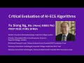 Critical evaluation of ECG-AI algorithms