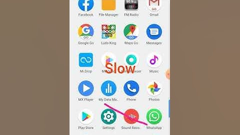MX player se slow motion mein video shoot kare