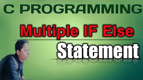 Multiple If Else statement in C  Urdu  lec 9 by Rizwan zafar