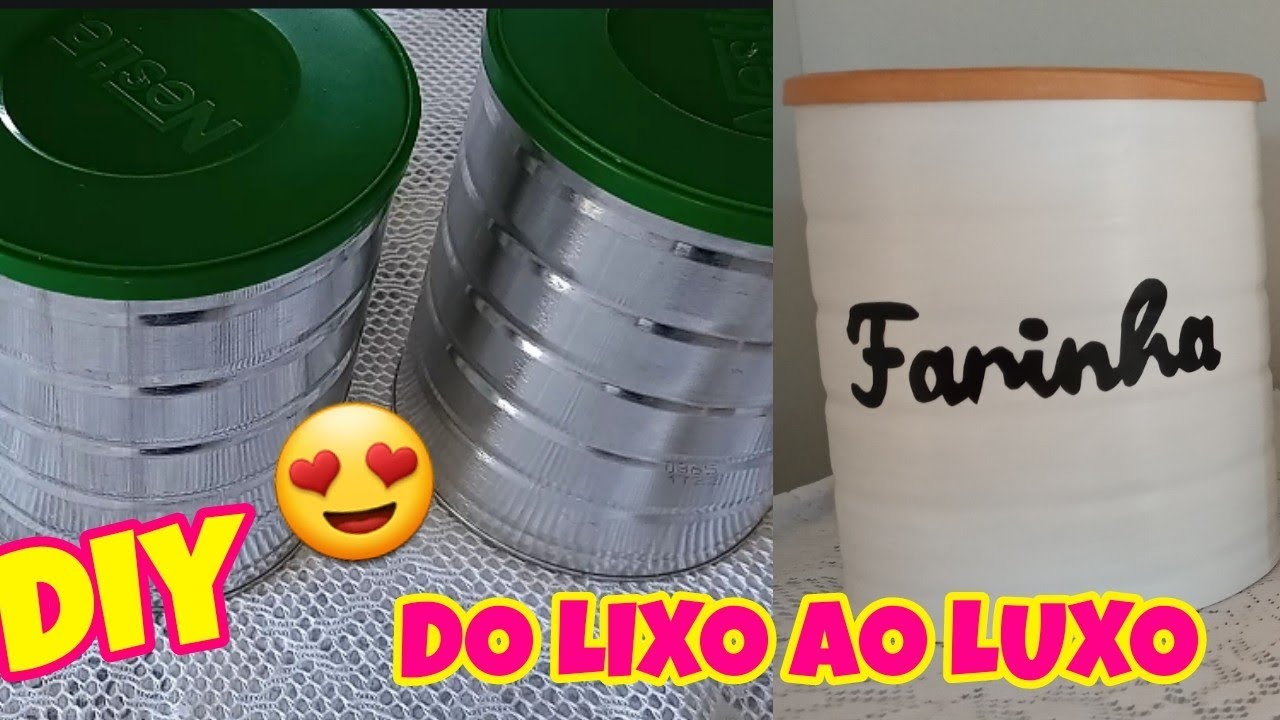 FAÇA VOCÊ MESMA | Porta Mantimentos com latas | Artesanato com reciclagem 💡♻️💚