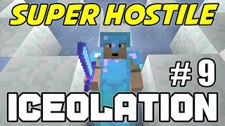 SECRET WOLF CAVE and WINDCHILL TUNDRA - Minecraft Super Hostile ICEOLATION MAP - Ep. 9