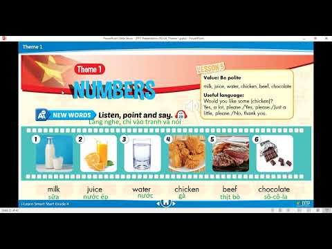 Video TIẾNG ANH LỚP 4 || THEME 1. NUMBERS (Lesson 5) ||... - YouTube