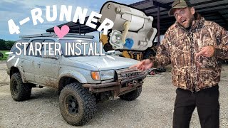 How to remove and install 3rd Gen 99 4Runner starter 3.4L 5VZFE Wealth