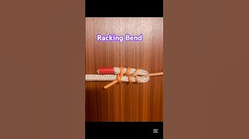 Knot trying techniques, the Racking Bend #how #shorts #knot #rackingbend #rope