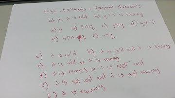 Logic: Statements / Compound Statements