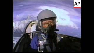 USA: 77 YEAR OLD JOHN GLENN PREPARES FOR SPACE SHUTTLE MISSION
