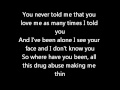 Ricky Hil - Beautiful when you're sad Lyrics