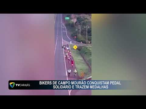 Bikers de Campo Mourão conquistam pedal solidário e trazem medalhas