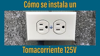 ¿Como se instala un Tomacorriente? paso a paso.