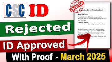 CSC Registration Rejected Incorrect Latitude And Longitude | CSC Registration Rejected Problem |