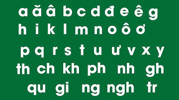 Đọc bảng chữ cái và ghép phụ âm tiếng Việt - Dạy bé học