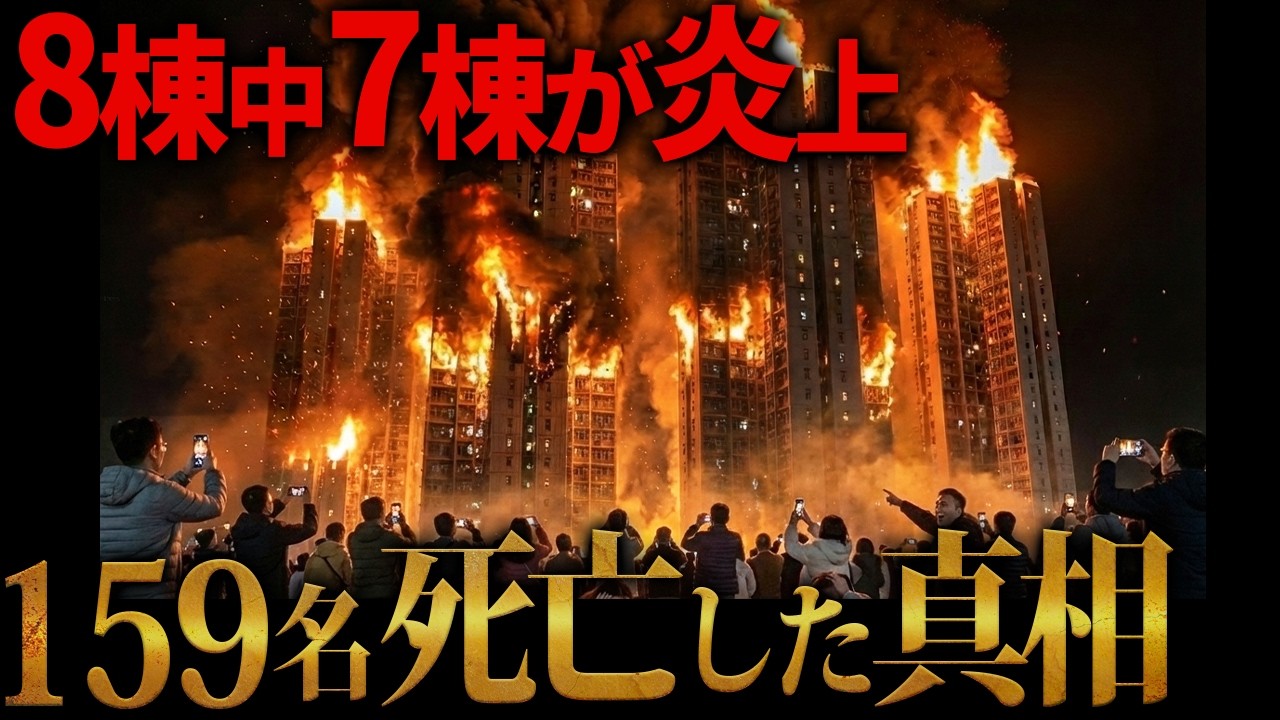 香港高層マンション火災の真実。火災を加速させた本当の理由と隠蔽されていた違反行為