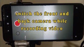 How to switch the camera back and front  while recording the video madali lang pala