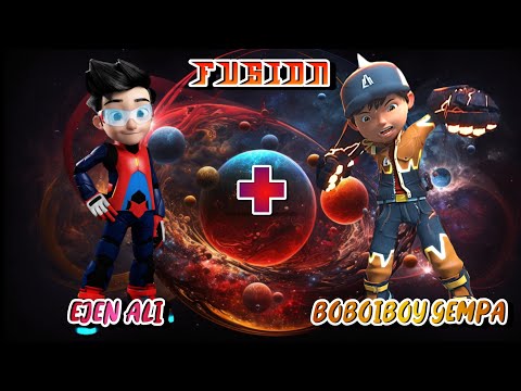 Ejen Ali + BoBoiBoy Gempa Fusion || Menggabungkan Kedua Karakter Animasi Ejen Ali & BoBoiBoy Galaxy