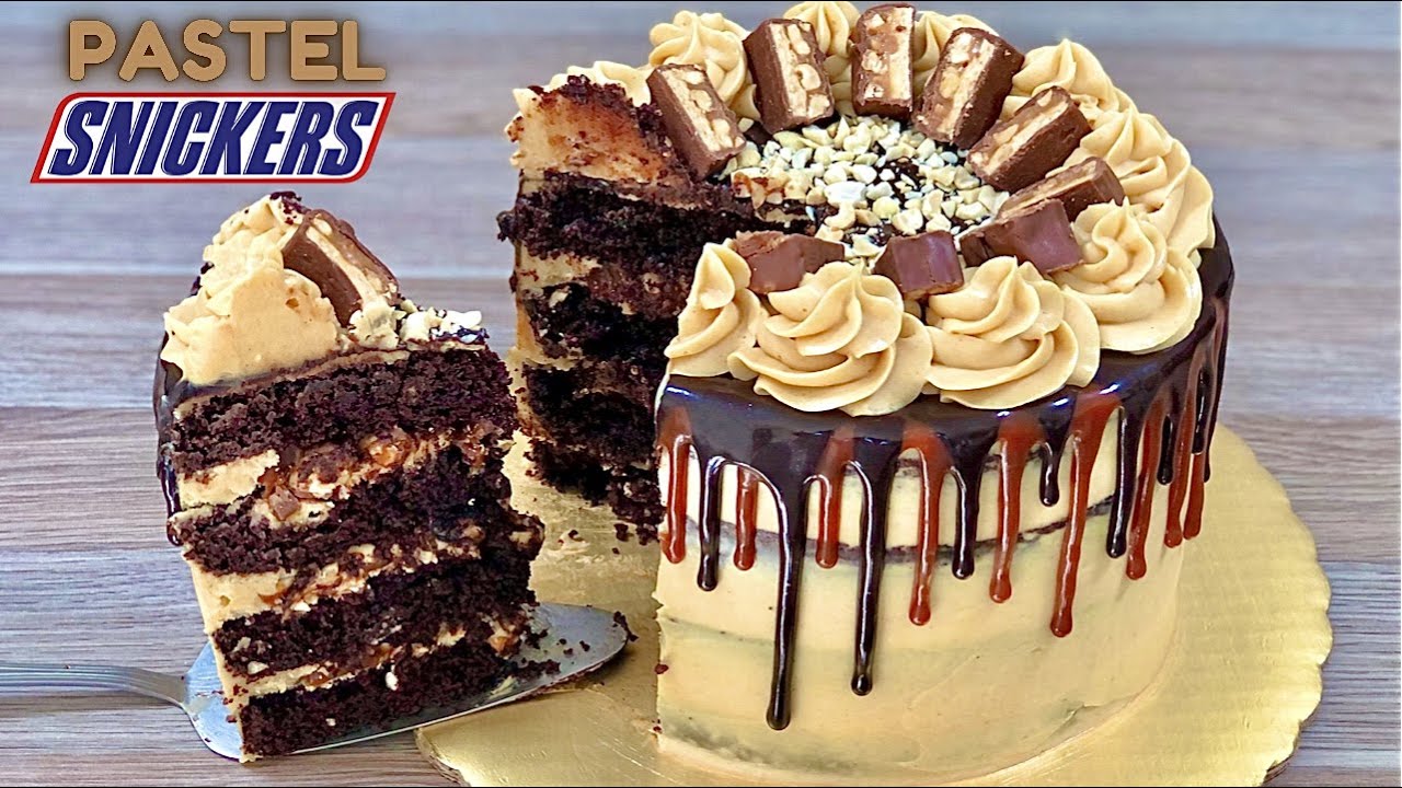 Descubrir 91+ imagen receta para pastel de snickers