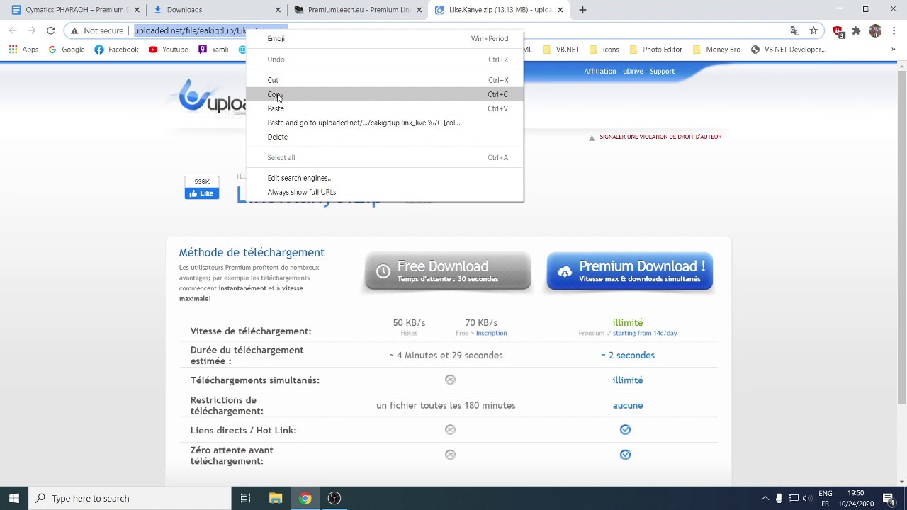 Update How To Download Faster (full speed) From uploaded / rapidgator / ...