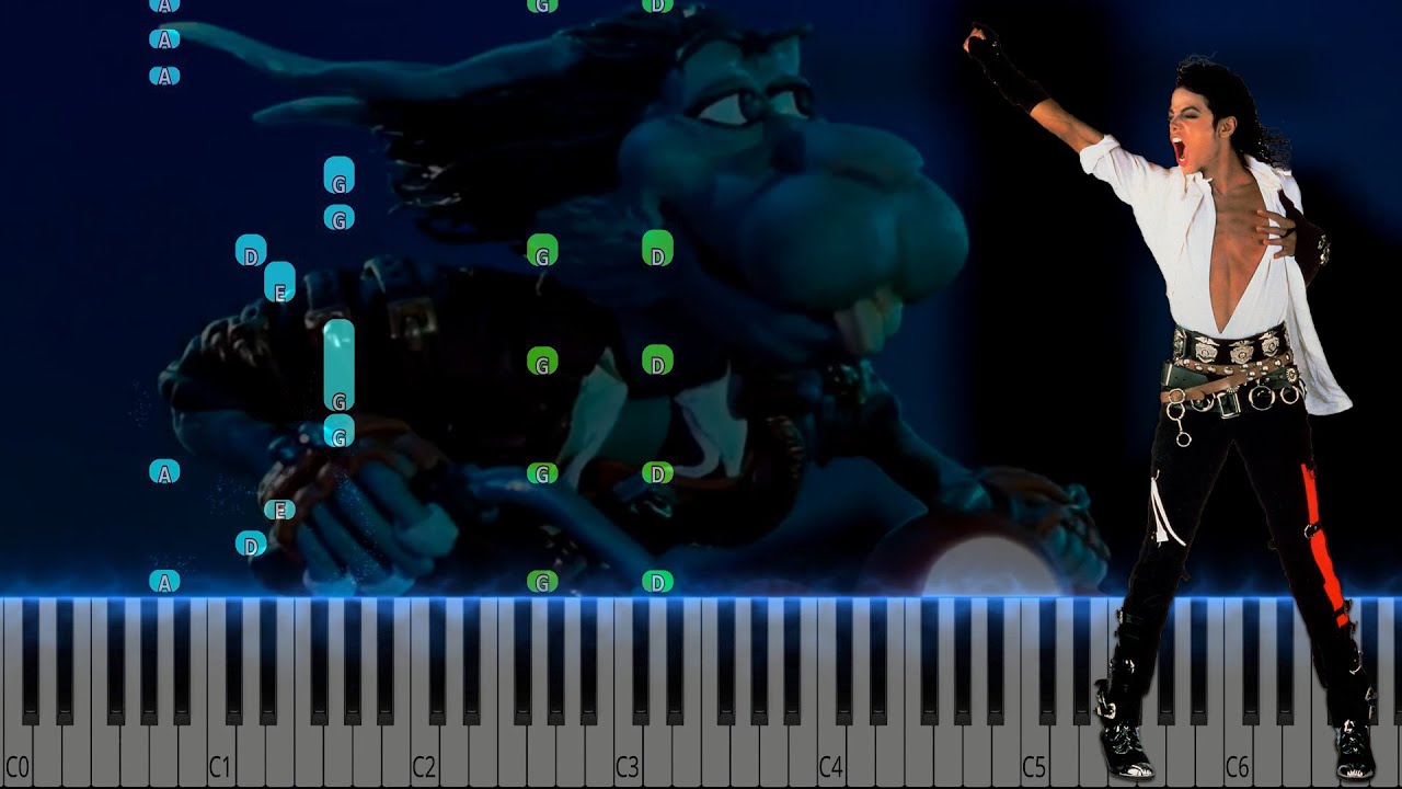 Michael Jackson - Speed Demon Piano Tutorial