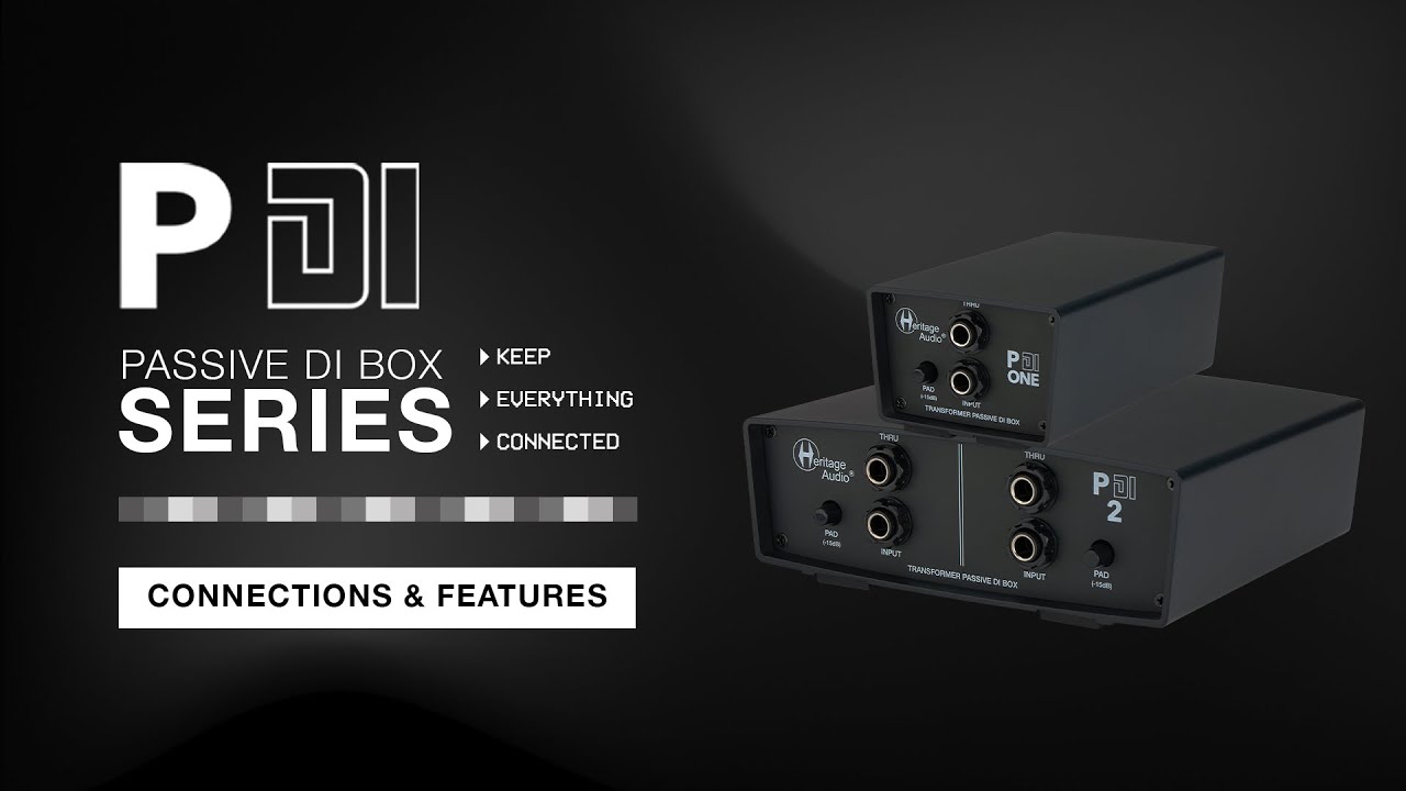 HERITAGE AUDIO P DI One パッシブ DI ボックス 楽器用ダイレクト