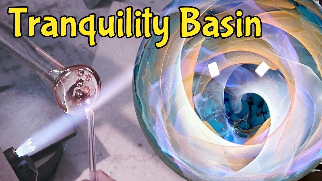 Lampworking Demo of a Vortex Marble with Bill Grout / Tranquility Basin / Episode #91