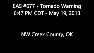EAS #677: Tornado Warning (5/19/2013)