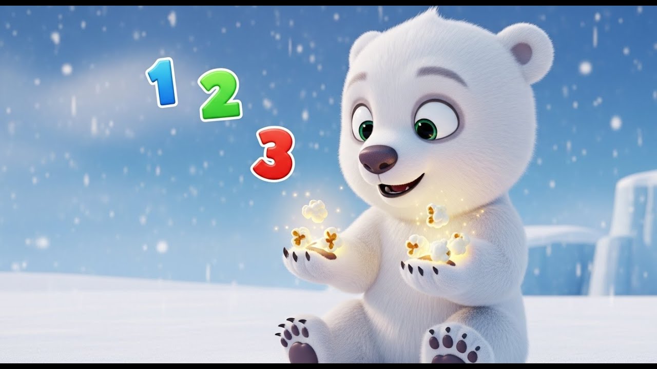 The Polar Bear Who Counted Popcorn | Best Kids Songs and Nursery Rhymes ...
