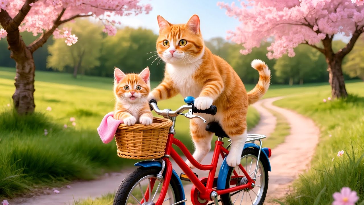 Mama Cat Buys a Donut for Her Kitten… But the Mice Ruin Everything!