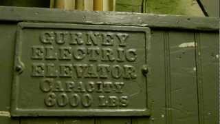 Beautiful ancient wooden Gurney freight elevators in Brooklyn