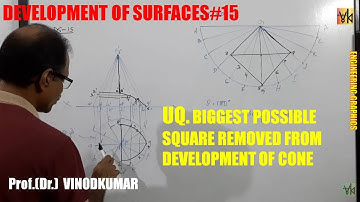 DEVELOPMENT OF SURFACES -15, Solved University Question by Prof. Vinodkumar