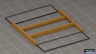Montage et pose d'une verrière bois.